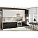 Готова кухня Комфорт Фарбований високий глянець 3,3м Білий, Чорний-4-thumb
