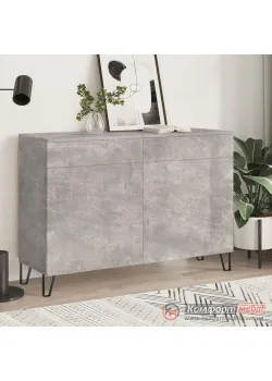 Комод-тумба Комфорт Flex 1 м ДСП фасад Бетон светлый для обуви