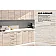 Готова кухня Комфорт Еко 3.3 м пряма Дуб крафт білий (білений)-4-thumb