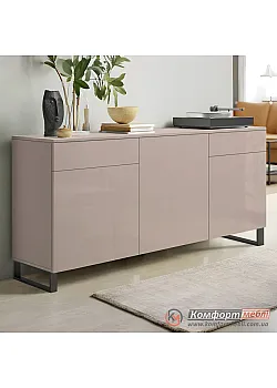 Бежевый комод Комфорт Флекс 1,5 м ДСП фасад Тоффи для игрушек