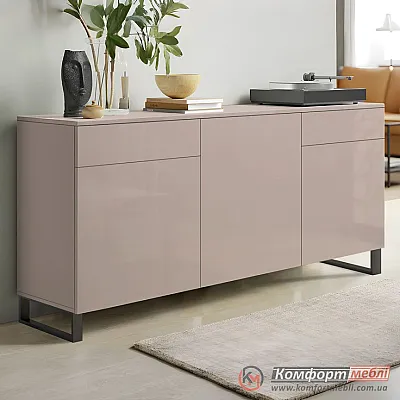 Бежевий комод Комфорт Флекс 1,5 м ДСП фасад Тоффі для іграшок-0