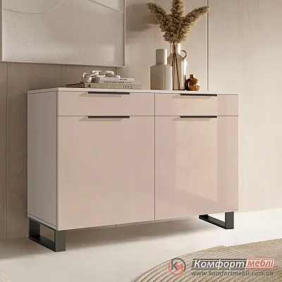 Комод-тумба Комфорт Flex 1200 мм МДФ фасад Капучино в прихожу-0