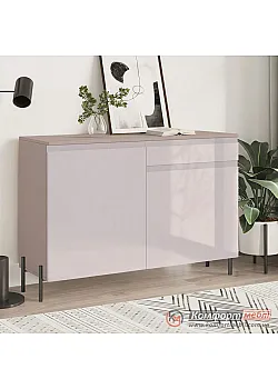 Комод альфа ручка Комфорт Flex 1200 мм из МДФ Бархат бежевый в прихожую