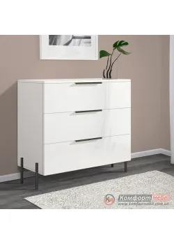 Комод-тумба Комфорт Флекс 1 м ДСП фасад Белый в детскую