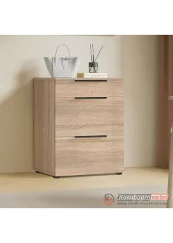 Комод-органайзер Комфорт Флекс 0 6 м с ДСП фасадами Дуб сонома в коридор