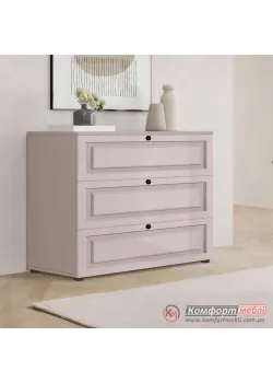 Тумба прованс Комфорт Flex 80 см МДФ фасад Бархат бежевый в спальню