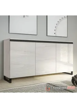 Комод-органайзер Комфорт Флекс 1.5 м ДСП фасад Дуб беленый для обуви