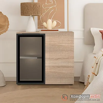 Міні комод Комфорт Flex 0 8 м ДСП фасад Дуб сонома в вітальню-0