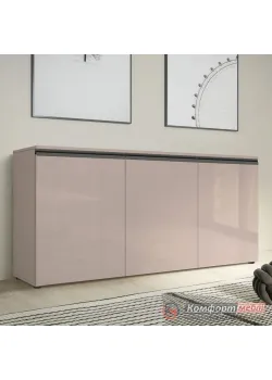 Большой комод Комфорт Флекс 1.5 м ДСП фасад Тоффи для обуви