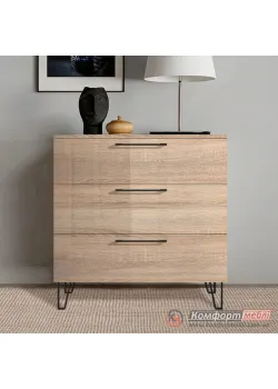 Комод для вещей Комфорт Flex 100 см ДСП фасад Дуб сонома в спальню