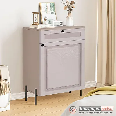 Комод прованс Комфорт Флекс 0 5 м МДФ фасад Оксамит бежевий для прінтера-0