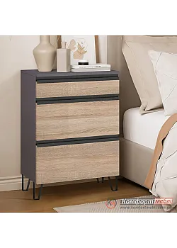 Тумба с ящиками Комфорт Flex 500 мм ДСП фасад Дуб сонома в спальню