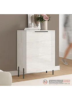 Модульная тумба Комфорт Flex 50 см ДСП фасад Дуб беленый для обуви