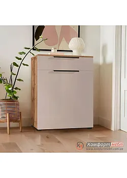 Мини тумба Комфорт Flex 0.5 метра ДСП фасад Тоффи для косметики