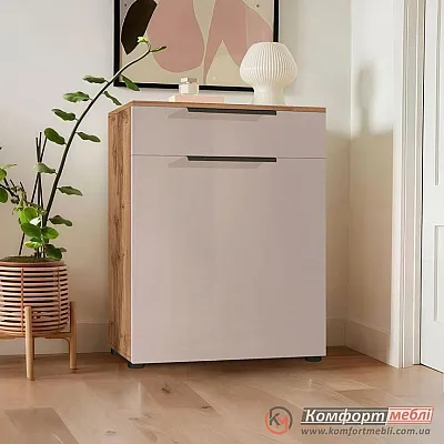 Міні тумба Комфорт Flex 0.5 метра ДСП фасад Тоффі для косметики-0