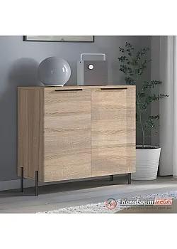 Комод-тумба Комфорт Флекс 0,8 метра ДСП фасад Дуб сонома в кабинет