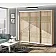 Шафа-купе 2,2 метра Комфорт "Валенсія" глянець 3х дверна дуб сонома-2-thumb