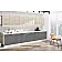 Готова кухня Комфорт Еко 3800 мм пряма Графіт, Дуб білений-4-thumb
