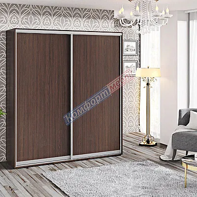 Шафа-купе 0,9 метра Комфорт "ДСП" 2х дверна дуб венге-0
