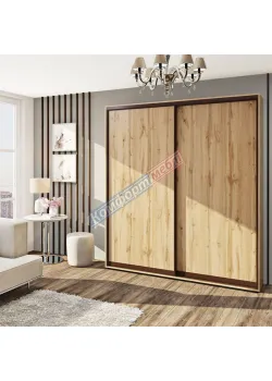 Шафа купе 1.2 м Комфорт "ДСП" дводверна дуб аппалачі