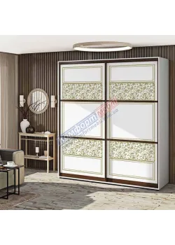 Шафа-купе 1.0 м Комфорт "Валенсія" глянець 2х дверна світла