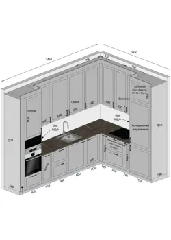 Мебель Вариант Кухни №309 27.09.2025