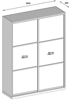 Вариант Шкафа-купе №44 19.11.2025