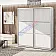 Шафа-купе 1300 мм Комфорт "Прованс" глянець двохдверна світла-2-thumb