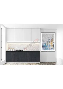 Готова кухня Комфорт Тренд 2000мм Білий, Вугільний камінь