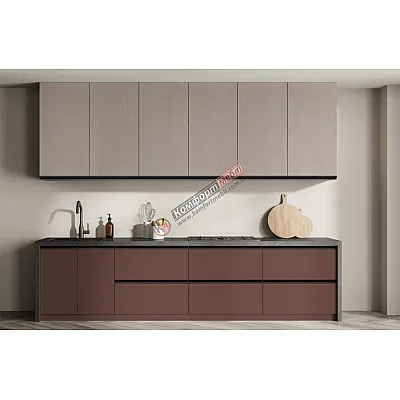 Готовая кухня Комфорт Sigma ручка 2,4 м Капучино, Сахара-0