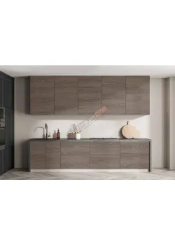 Готовая кухня Комфорт Эко 2400 мм прямая Дуб трюфель