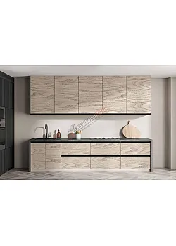 Готовая кухня Комфорт Sigma ручка 2.4 м Дуб беленый