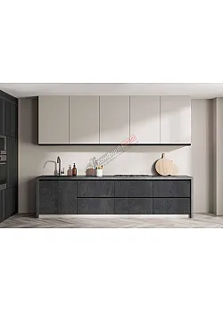 Готова кухня Комфорт Тренд 240см Білий, Вугільний камінь