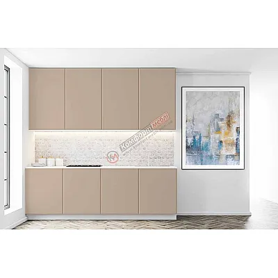 Готова кухня Комфорт Хай-тек 2.0 м Капучіно-0