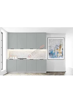 Готова кухня Комфорт Лофт 2000мм фарбований МДФ Титан