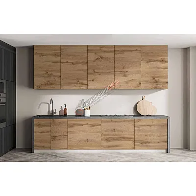 Готовая кухня Комфорт Эко 2,4 м прямая Дуб золотой-0