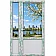 Металлопластиковые балконные двери Steko S500 поворотно-откидное 1300 x 2200 мм-4-thumb
