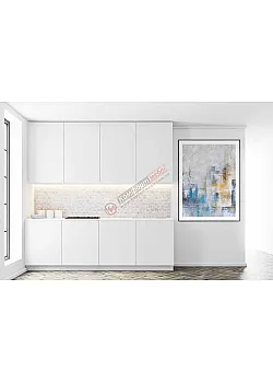 Готовая кухня Комфорт Эко 2 м прямая Белый