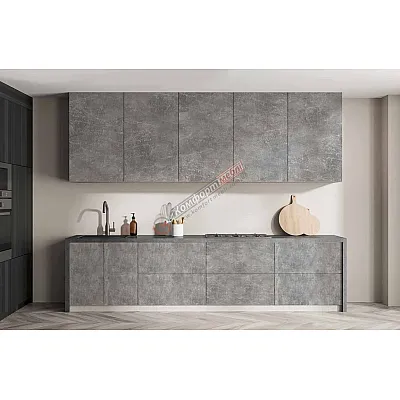 Готова кухня Комфорт Еко 2,4 м пряма Бетон світлий-0