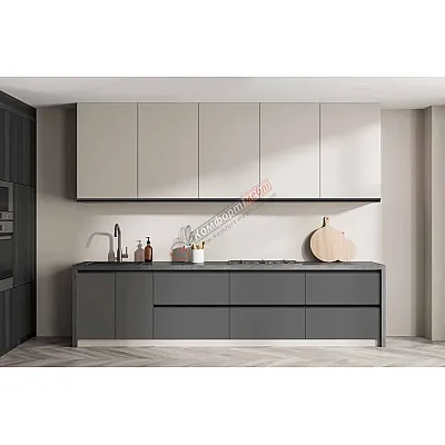 Готова кухня Комфорт Тренд 2400 мм Білий, Графіт темний-0