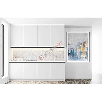 Готова кухня Комфорт Тренд 200см Білого кольору-0