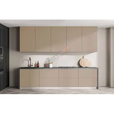 Готова кухня Комфорт Еко 2.4 м пряма Капучино-0