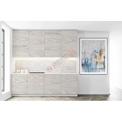 Готова кухня Комфорт Еко 2 м пряма Дуб білений (дуб крафт білий)-0