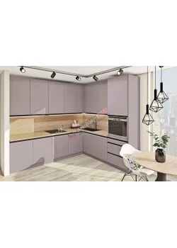 Готова кухня Комфорт Альфа ручка 3 х 2,2 м кутова МДФ Оксамит