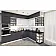 Готовая кухня Комфорт Лофт 3х2.2м угловая крашеная МДФ Белый, Графит-3-thumb