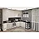 Готова кухня Комфорт Французький Престиж 3,1 х 1,8м кутова Дуб білений-3-thumb