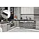 Готова кухня Комфорт Тренд 3 х 2.3м кутова Бетон світлий, Білий-3-thumb