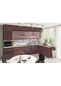 Готова кухня Комфорт Sigma ручка 3.6х1.9м кутова Капучино, Лате