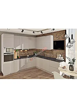 Готовая кухня Комфорт Эко 2.9 х 2.4м угловая Кашемир