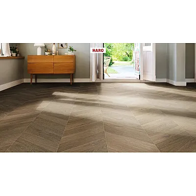 Ламінат Haro Tritty 200 Aqua Chevron Oak Smoked-1